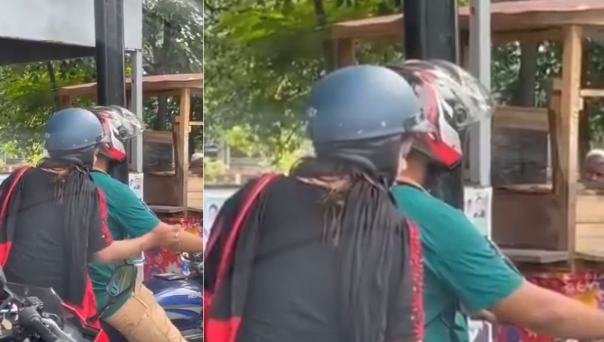 Viral Couple video on trafic signal